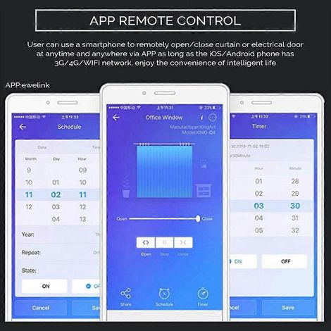 Interrupteur de module volet roulant DIY intelligent Tuya WiFi, compatible avec Alexa, contrôle à distance via application, pour motorisation de rideaux et stores, outil de domotique pratique. (1/5)
