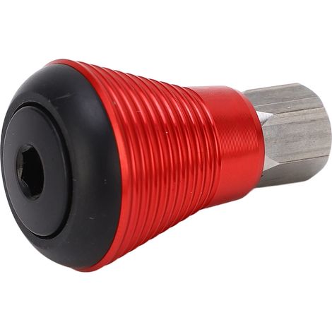 Tige de selle pliante à pôle positif, butée champignon, finition miroir, bloc rouge (1/5)