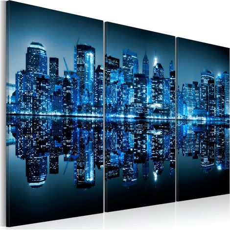 Quadro - Manhattan azzurra - 90x60 (1/4)