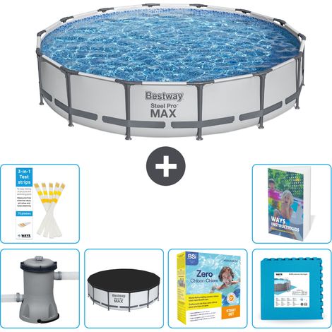 Bestway Steel Pro MAX Rund - 427x107 cm - 7-teilig S276