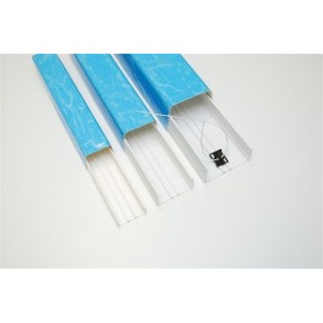Goulotte ARTICA - Protection pour Liaisons Frigorifiques - 80X60 - 2ML - Ivoire