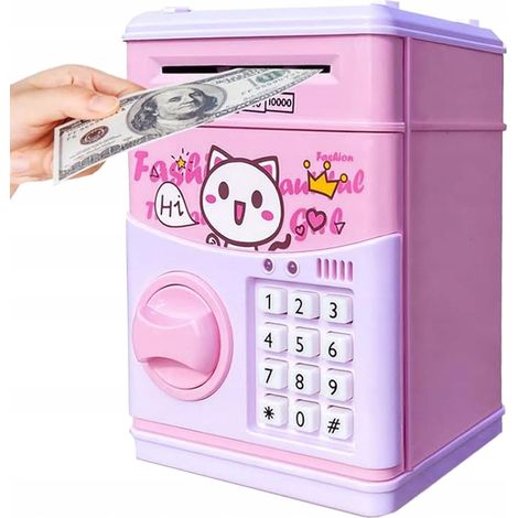 Tirelire électronique multicolore avec code PIN pour enfants