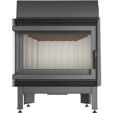 Inserto para chimenea BLANKA 12 BS cristal en el lado izquierdo