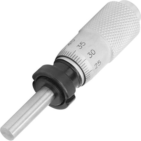 Tête sphérique plate micrométrique 0-13 mm pour le réglage fin de divers instruments de précision (tête plate avec écrou) (1/5)