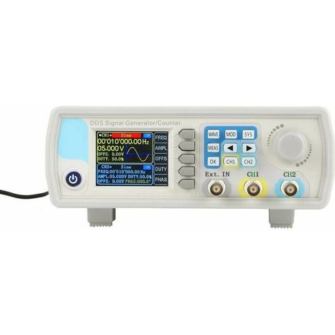 Signalgenerator, JDS6600 DDS-Funktionsgenerator Digitaler Controller Sinusfrequenz-Arbiträrwellenformgenerator Signalgenerator Frequenzzähler(15MHz EU) (1/5)