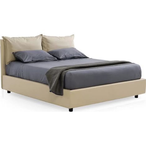Letto contenitore parzialmente sfoderabile Atla