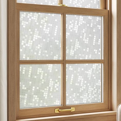 Self-Adhesive 3D Privacy Window Film for Glass Windows (1/5)