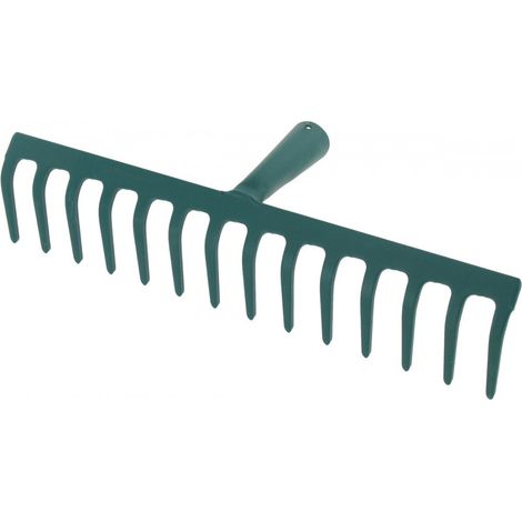 Râteau soudé dents courbes Cap Vert Sans manche 14 - Râteau - CAP VERT - Sans manche - 14 dents