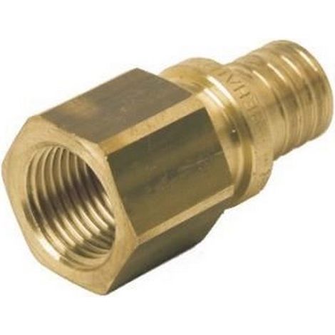 Rehau 137653-001 - Gerade Verschraubung mit Innengewinde Durchmesser 20x1,9-Rp3/4 aus Messing