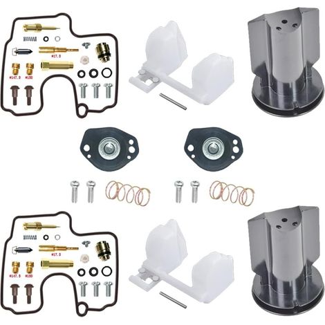 Kit de réparation de carburateur pour TDM850 4TX BDST38 1999-2001 850 cm³ Kit + clapet anti-retour Compatible avec TDM850 4TX BDST38 bicylindre parallèle gicleurs principaux n° 147,5/n° 150 point (1/5)