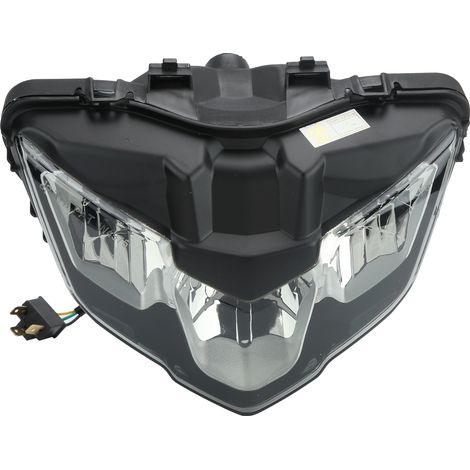 Phare LED blanc transparent pour motos Y15ZR avec connecteur H4 (1/5)
