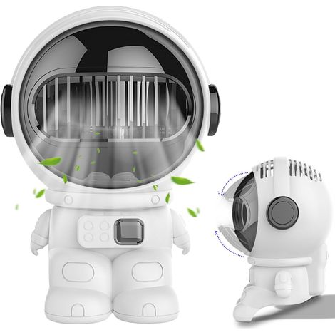 Ventilateur de Bureau - Ventilateur USB Compact Forme d'Astronaute - (1/5)