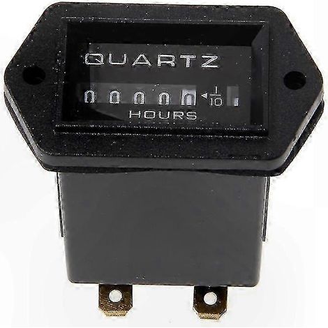 Manomètre de minuterie rond pour applications automobiles, marines et de générateurs (1/5)