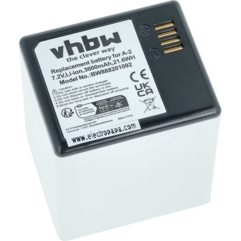 vhbw Akku kompatibel mit Netgear Arlo Go, VMA4410, VML4030 Knopfkamera, getarnte Kamera (3000 mAh, 7,2 V, Li-Ion) (1/5)