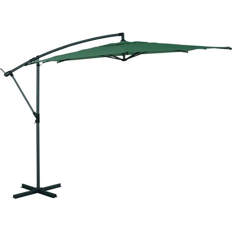 Freistehender quadratischer Sonnenschirm Manoa 2,5x2,5m olivgrün - Hespéride
