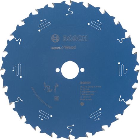 Lame de scie circulaire Bosch Expert pour bois 237 x 30 x 2,5 mm 24 (1/5)
