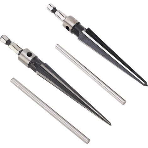 Kegelbohrer mit 6 Schneiden, 5–16 mm/3–13 mm, Sechskantschaft mit T-Griff, für Holz und Kunststoff, Senkbohrer (1/5)