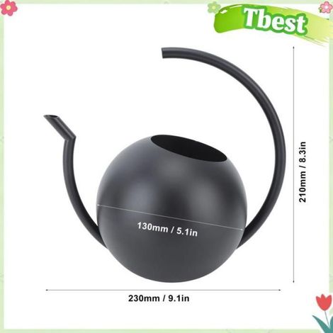 Arrosoir - Acier Inoxydable - Bec Long - Pour Plantes D'intérieur Et D'extérieur - 1 Pièce (1/4)