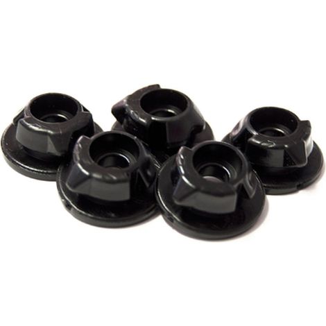 Clips de retenue noirs 5 pièces RTECH KTM, Husqvarna, Gas Gas (OEM : 47106003160)