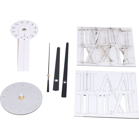 Horloge Murale - Chiffres Romains - Mouvement Silencieux - Design Sans Cadre En Acrylique - Pour Décoration Intérieure - Diamètre 10 cm - 1 Pièce