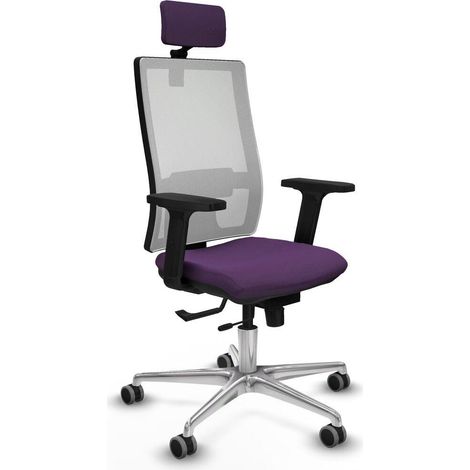 Piqueras-y-crespo Horna Traslack Chaise de bureau violet (1/3)