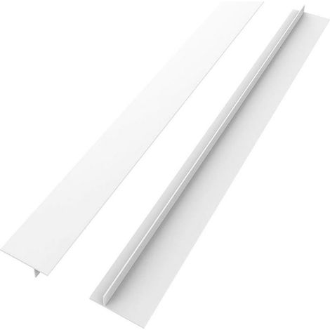 Joint Silicone - 63,5 x 5,5 x 1 cm - Pour Comblement Espace Plaque Cuisinière ou Plan de Travail - Lot de 2 (1/5)