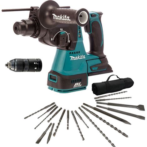 Makita DHR243Z 18V LXT Lithium Ion 3 Mode SDS Rotary Hammer Drill + 17PC SDS KIT (1/5)