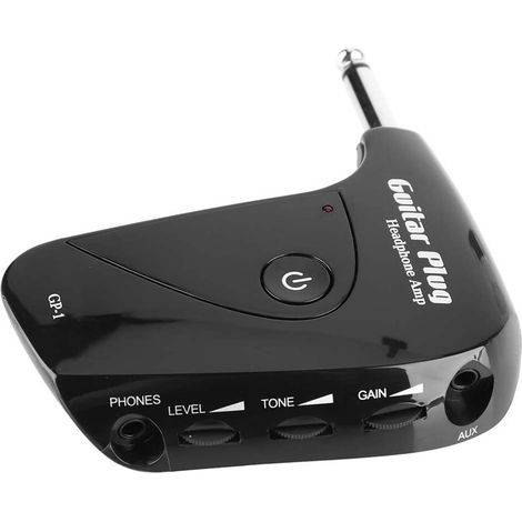 Ampli Guitare Portable Mini avec Effet Distortion Britannique Vintage pour Casque (1/5)