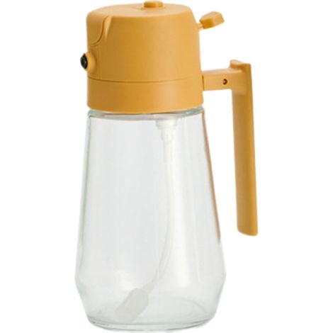 Distributeur Dhuile - Bouteille En Verre Résistant À La Chaleur 470 ml - Pour Cuisson Grillade Baking Friture Salade BBQ - 1 Pièce (1/5)