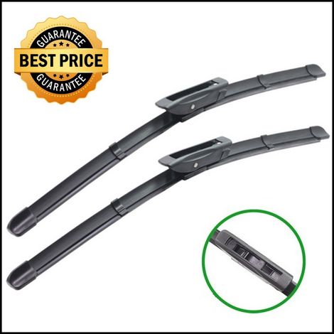 Coppia spazzole tergicristallo aero flat fiat  citroen  peugeot 650/475mm