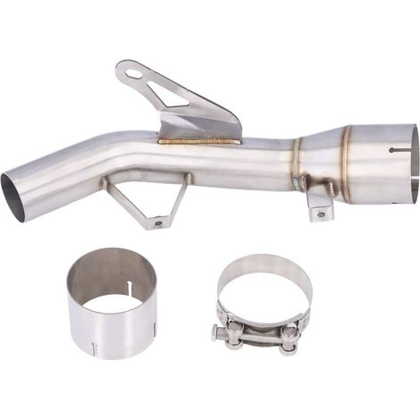 Motorcycle intermediate exhaust pipe, heat-resistant 304 stainless steel replacement intermediate tube for Z900 2017-2021 (1/5)