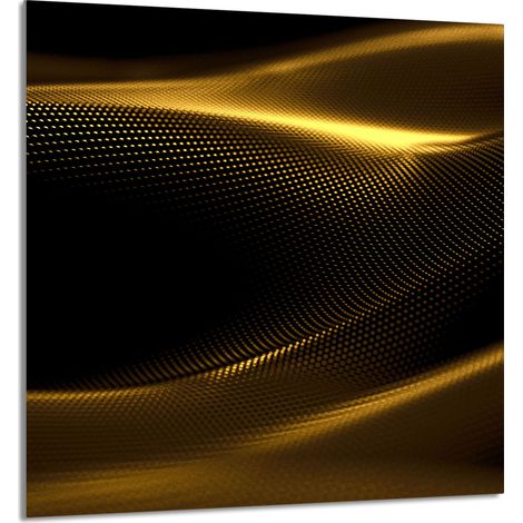 Panneau de verre pour cuisine 60x65 Or (1/5)
