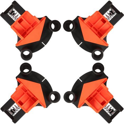 Outil de fixation fixe à Angle droit pour le travail du bois, installateur de poinçonnage à domicile, pince à 90 °, Kit de clips pour cadre photo (1/5)