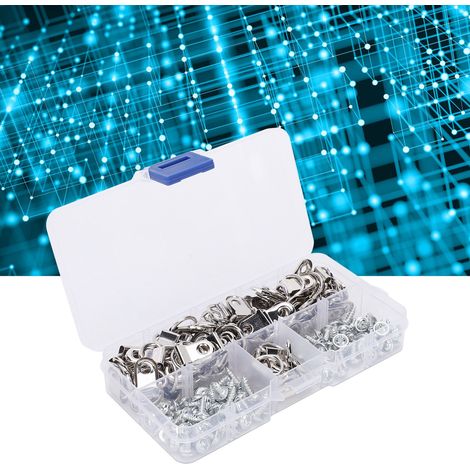 Set mit 80 Wandhaken und Ringen für D-förmige Bilderrahmen (1/5)