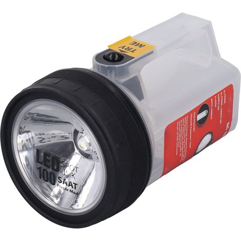 Lampe torche LED puissante étanche IPX4 5 modes réglables portable extérieur camping (1/5)