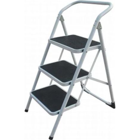 ÉCHELLE EN ACIER 3P PLIABLE AVEC BARRE