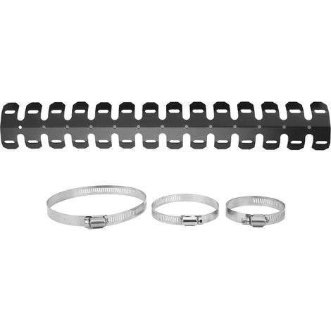 Bouclier thermique pour tuyau d'échappement de 23,85 pouces, couvercle de protection Anti-brûlure, protecteur de jambe universel pour moto (noir) (1/5)