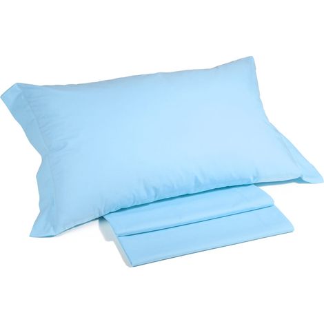 Caleffi - Completo Letto Singolo in 100% Cotone Composto da Lenzuola Letto Singolo 160x285 + 1 Lenzuolo con Angoli Singolo Coprimaterasso Sotto 90x200 per Materasso Alto 28 cm + 1 Federa Cuscino 50x80 (1/2)