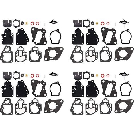 Kit di riparazione del carburatore per motore fuoribordo 4X 1395-9761-1 kit di riparazione di ricambi per motori fuoribordo Mercury a due tempi da 6 a 25 CV.