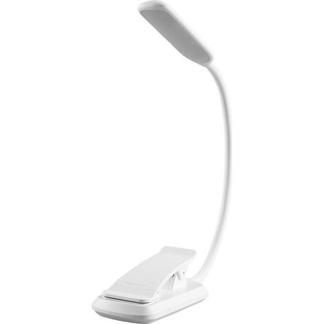 Leselampe, wiederaufladbare 7-LED-Klemmleuchte, 360° flexibler Hals, 3 Farbtemperaturen und 3 Helligkeitsstufen, Berührungsschalter, Mini-Nachtlicht für E-Reader (1/4)