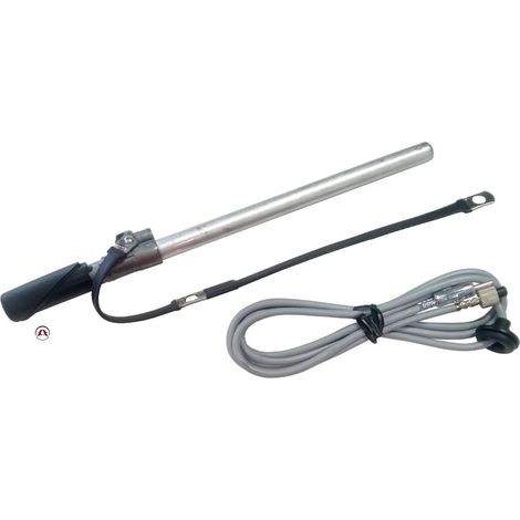 Antenne Aile compatible avec VW Golf III Vento - Noire - 90cm