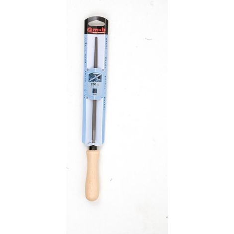 Lime carrée – 150 à 200 mm – Manche bois dur PEFC – Acier allié au chrome – Dureté 65 ± 2 HRC – MOB (1/2)