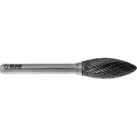 Fresa Rotativa Metal Duro Norma-B (H) Llama - 9266 - 03,00X03,00 mm Dent.6 IZAR (1/4)