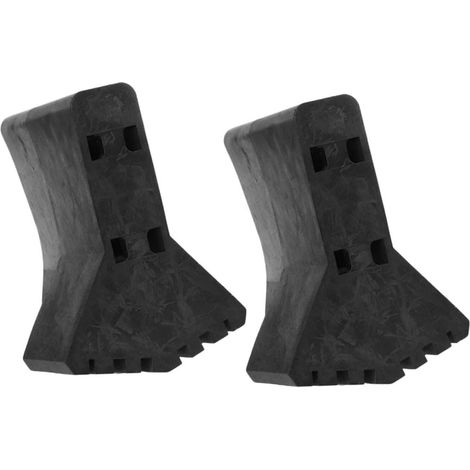 Patins en Caoutchouc pour Pieds d'Échelle, Protège Pied Échelle Antidérapant, Faciles à Installer, Remplaçables, Lot de 2 (1/5)
