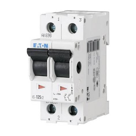 Interrupteur général 2 pôles 80 A 2 NF (R), 2 NO (T) 240 V/AC Eaton 276279 (1/2)