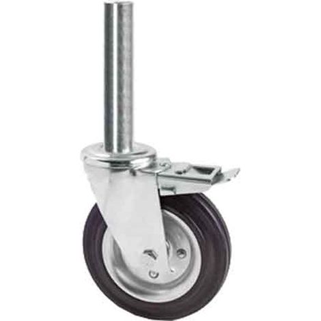 ROUE POUR TUBES INNOCENTI ART. 103BI AVO AVEC FREIN 200x50 mm -