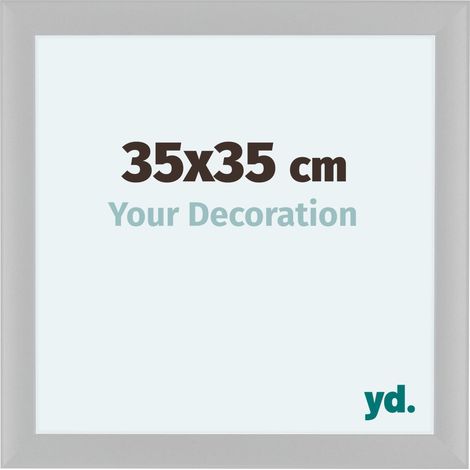yd. - Cadre photo 35x35 - Blanc Mat - MDF - Como (1/5)