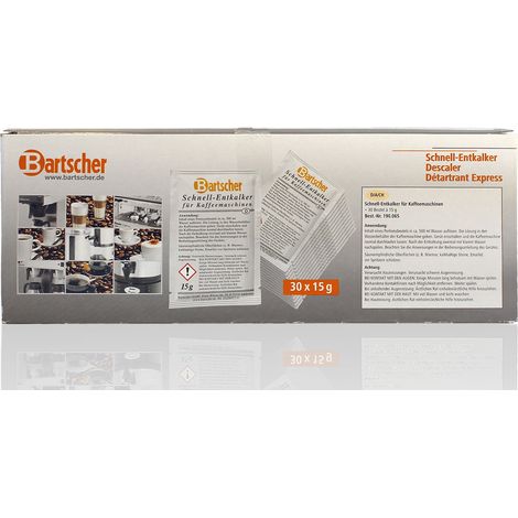 Descalcificador cafetera Bartscher 190065 30 dosis 0,45 kg
