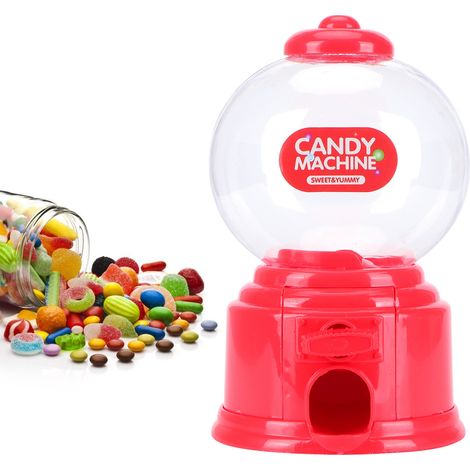 Mini-Sparschwein in Form einer Bonbonschachtel, süßes Geschenk für Kinder (rot) (1/5)