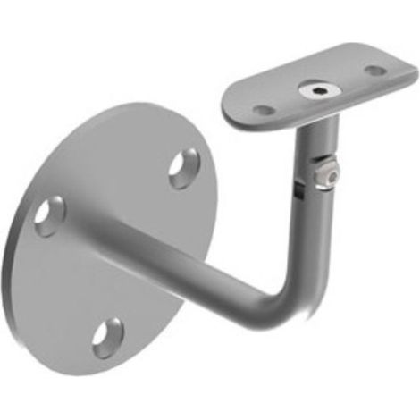Support Inox Berceaux Inclinable Pour Main Courante Ronde